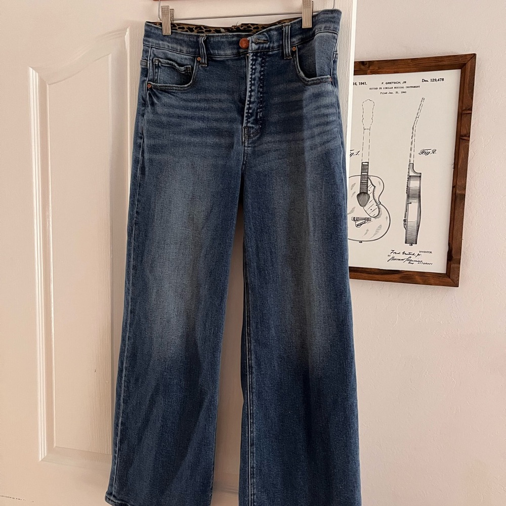 RISEN DENIM HIGH RISE ANKLE